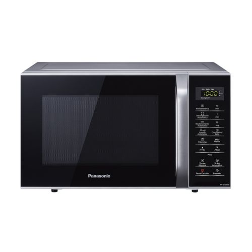 Horno de Microondas Panasonic NN-ST34HMRUH 0.9 Pies Cúbicos Plata con Negro