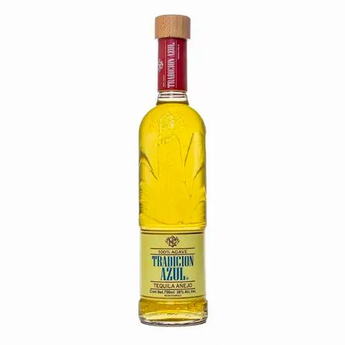 Pack de 4 Tequila Tradición Azul Añejo 750 ml