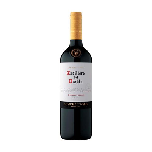 Pack de 4 Vino Tinto Casillero Del Diablo Tempranillo 750 ml