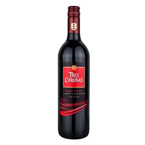 Pack de 6 Vino Tinto Tres Coronas Afrutado 750 ml