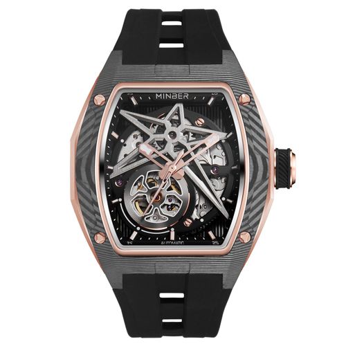 Reloj de Pulsera Minber Hombre M9108G2 Color Black/Rose Gold