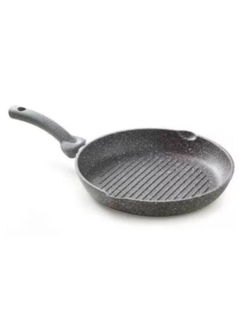 Cuore Di Pietra Sartén Grill Cocina Sin Grasa Granito Gris