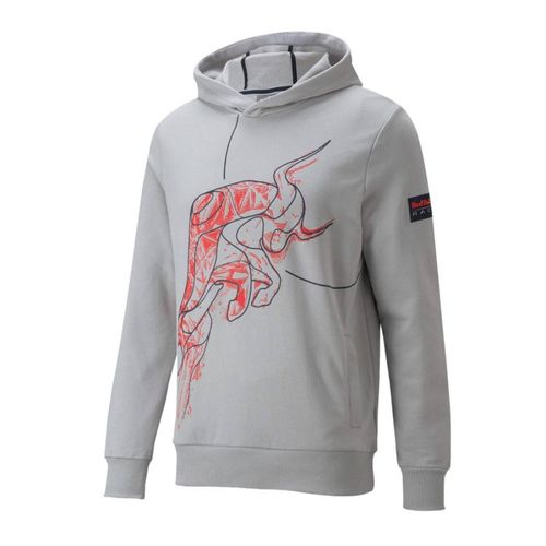 Sudadera Puma RBR Dynamic Bull para Hombre 533263-02 Gris