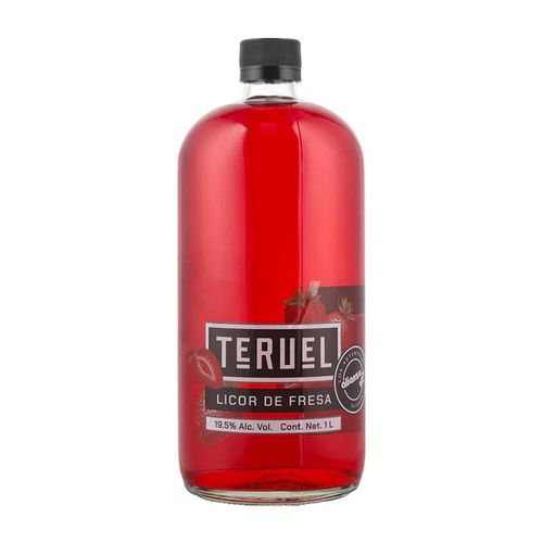 Pack de 6 Licor Teruel de Fresa 1 L