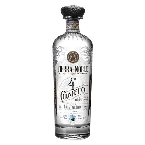 Pack de 6 Tequila Tierra Noble 4 Cuarto Reposado Cristalino 750 ml