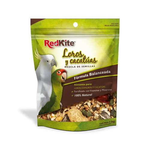 REDKITE MEZCLA P/LOROS Y CACATUAS 1 KG.