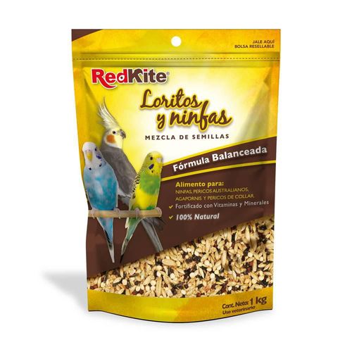 REDKITE MEZCLA DE SEMILLAS P/LORITOS Y NINFAS 1 KG.