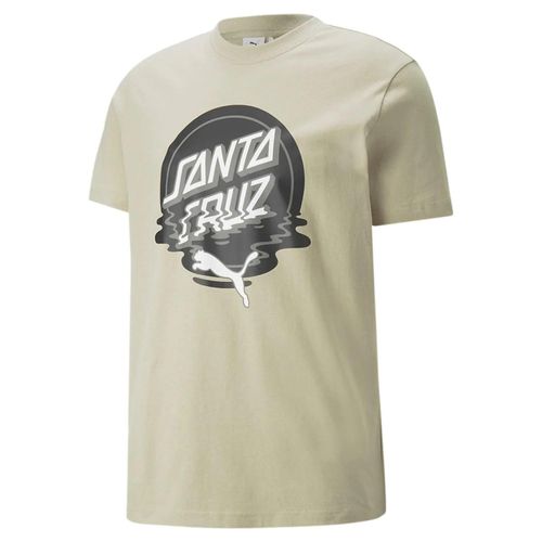 Playera Puma X SC Tee para Hombre 532243-42 Verde claro