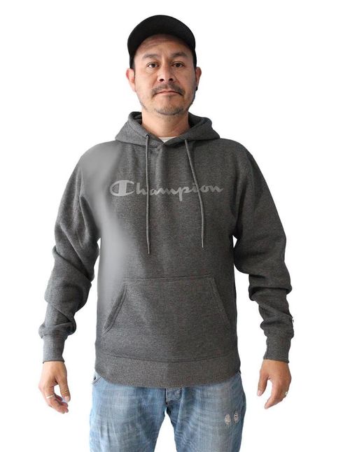 Sudadera Champion Powerblend para Hombre. EPSS24S27M6 Gris oscuro