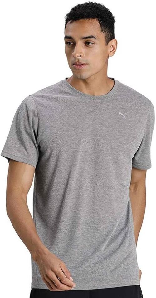 Playera Puma Performance Heather Tee para Hombre 520316-03 Gris