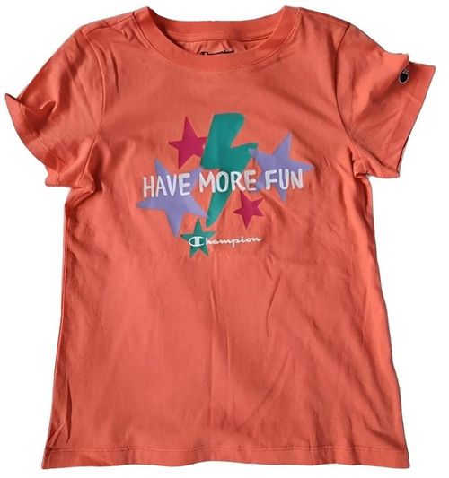 Playera Champion Classic Tee para Niñas 404681-593049T0 Coral