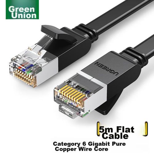 Cable Ethernet CAT6 de UGREEN, cable de red plano de 5 m