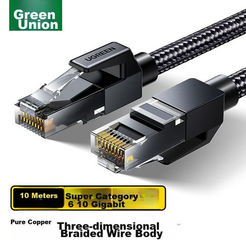 Cable Ethernet UGREEN CAT6A 10m Negro