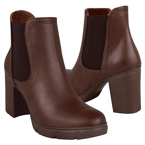 BOTINES DAMA STYLO 5000 SIMIPIEL CAFÉ