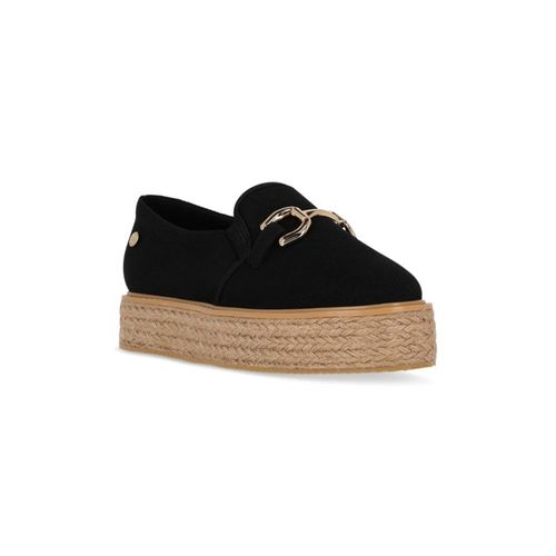 Alpargata Casual mujer Confort Cklass Negro Plataforma 3 cm 732-44