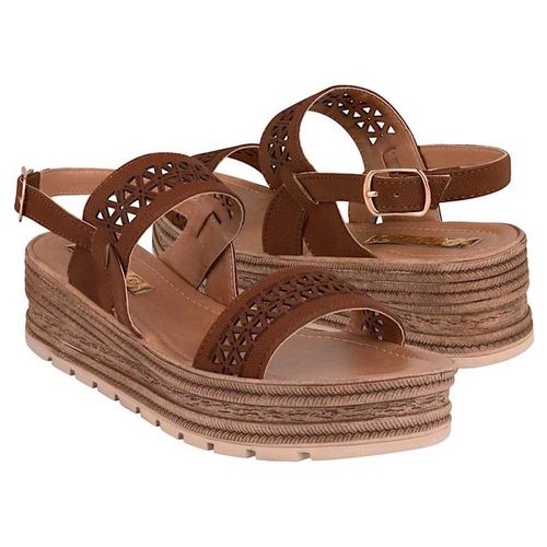 SANDALIAS DAMA STYLO 17035 SIMIPIEL CAFÉ