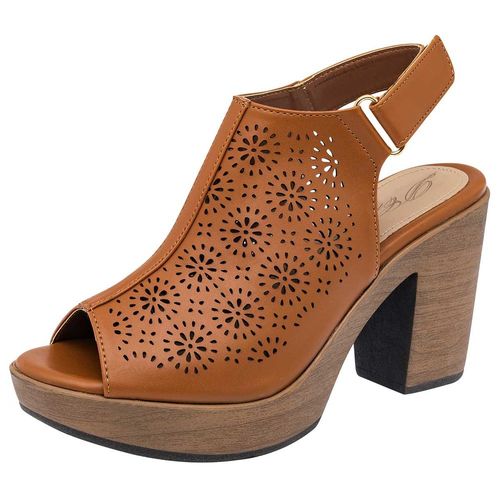 D'Cristian Zapatos para mujer camel, código 104378-1