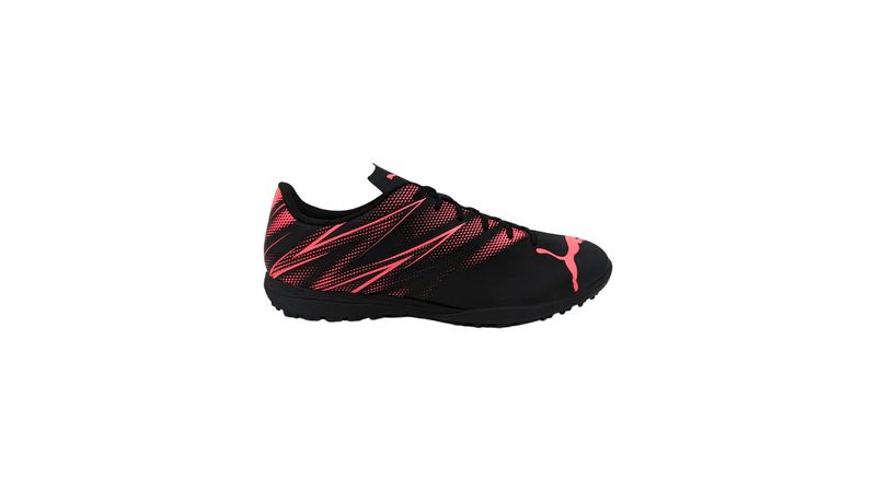 Tenis Futbol Rapido Turf Puma ATTACANTO Negro Rosa