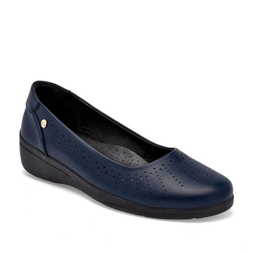 Etnia Zapato de horma cómoda para mujer marino, código 125111-E