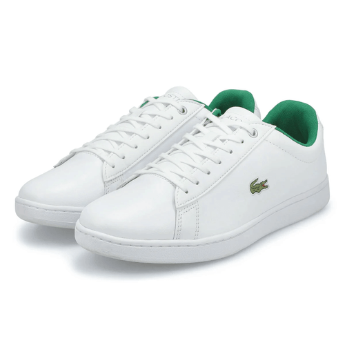 TENIS LACOSTE HYDEZ DE PIEL BLANCO PARA HOMBRE