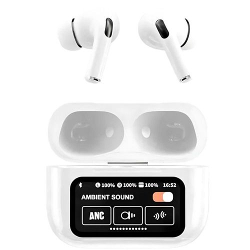 Audifonos Inalambricos Isdewatch con Pantalla Tactil  Blancos  Mod ET009