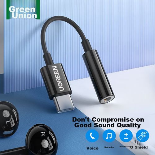 Adaptador de audio UGREEN tipo C a 3,5 mm