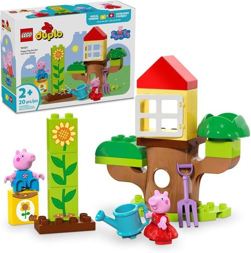 LEGO DUPLO 10431 Jardín y Casa del Árbol de Peppa Pig