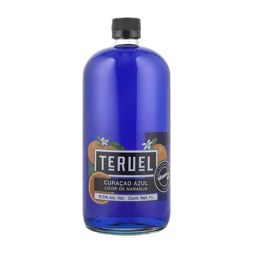 Licor Teruel de Naranja Curacao Azul 1 L