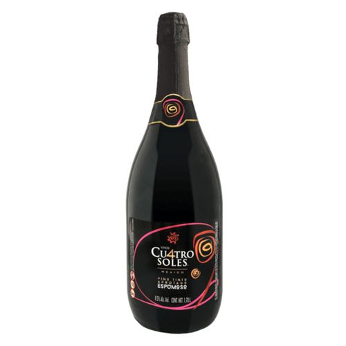 Pack de 6 Vino Espumoso Cuatro Soles Afrutado Gasific. 1.7 L