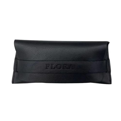 Estuche Folder Protector P/Lentes Folder Negro Unisex Flora