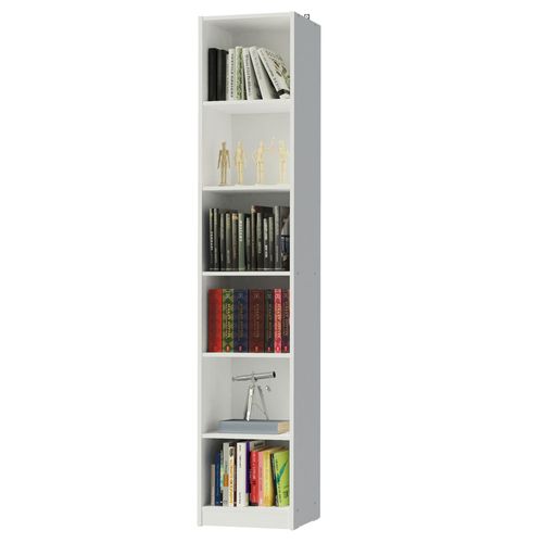 Estante Librero Organizador Madesa 6906 con 6 Nichos Blanco 1