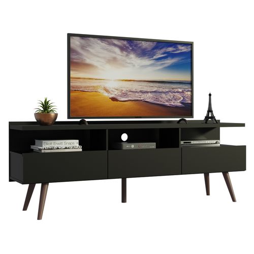 Mueble Mesa Para Tv Rack Madesa Hasta 65'' Con Pies NM 02