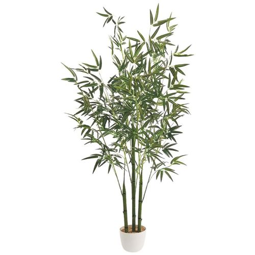 Planta artificial moderna con maceta decorativa Real Style Bambú grande de 180cm de alto Artego para hogar sala comercio oficina