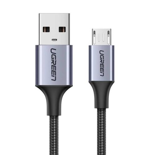 Cable USB A a Micro USB Ugreen 480 Mbps Reforzado de 1 m color negro