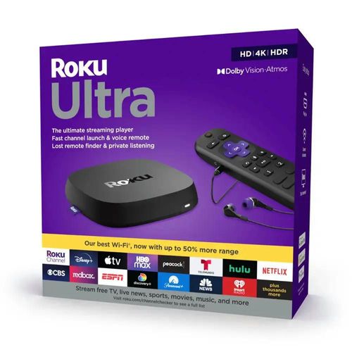 Dispositivo De Transmision Roku Ultra 4k Con 2gb De Memoria Ram