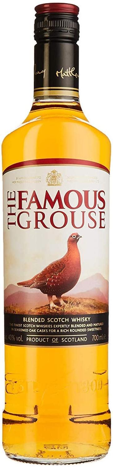 Caja de 12 Whisky Famous Grouse Blend 700 ml