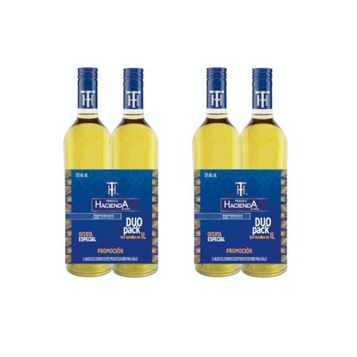 Pack de 2 Tequila Hacienda De Tepa Repos. 100% 2 Botellas 1L
