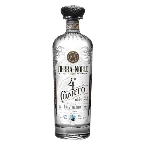 Paquete de 3 Tequila Tierra Noble 4 Cuarto Reposado Cristalino 750 ml