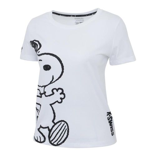 Playera K-swiss Snoopy Sniff Color Blanco