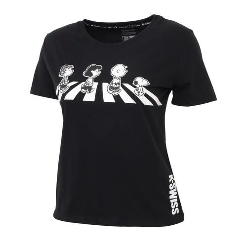 Playera K-swiss Snoopy Lilly Color Negro