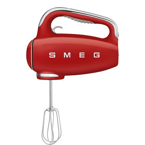 Batidora de Mano con 9 Velocidades Smeg HMF01RDUS Color Rojo Cromo