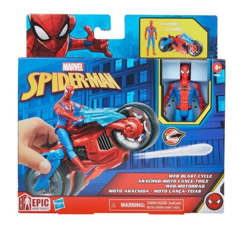 Marvel Epic Hero Series: Spiderman Y Moto Aracnida