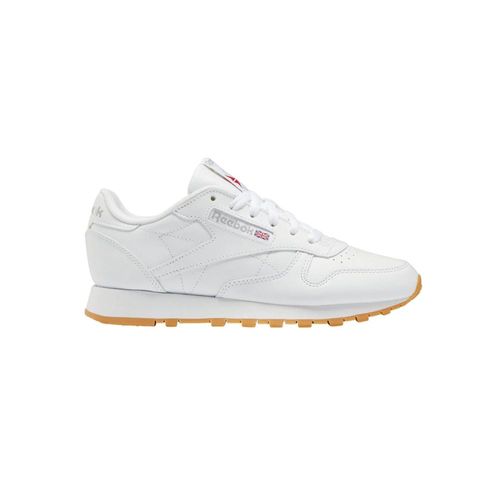 Tenis Reebok Classic Leather Mujer White Blanco