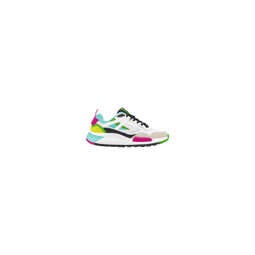 690-16 Tenis Fila Blanco Multicolor Dama Textil