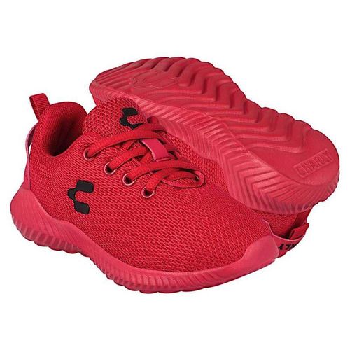 TENIS CASUALES PARA NIÑO CHARLY 1069996002 TEXTIL ROJO