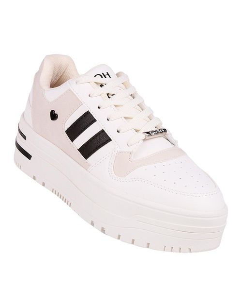 Tenis Mujer Casual Crema Gosh 01204108 Beige