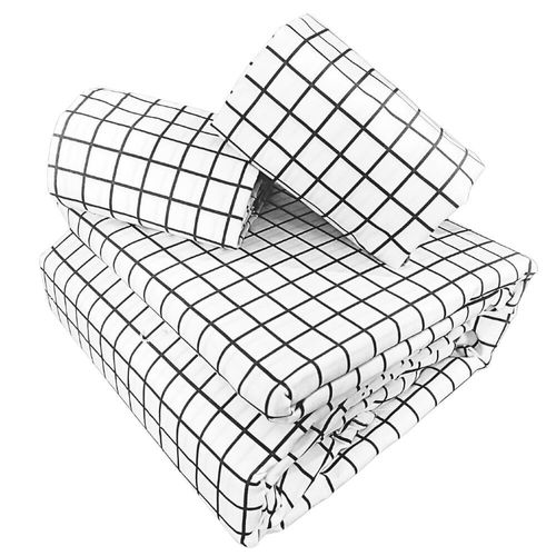 Funda de Duvet Koala Estampada MAT/QS Cuadro Gris