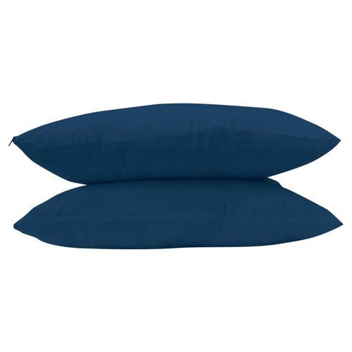 Almohada Tacto Seda con Cierre Dúo Azul Marino - A0912