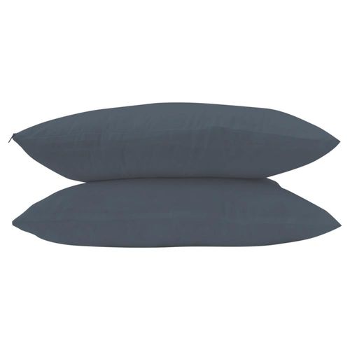 Almohada Tacto Seda con Cierre Dúo Gris Oxford - A0914