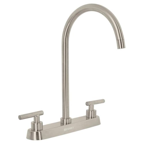 Mezcladora para fregadero, manerales palanca, satín, Tubig